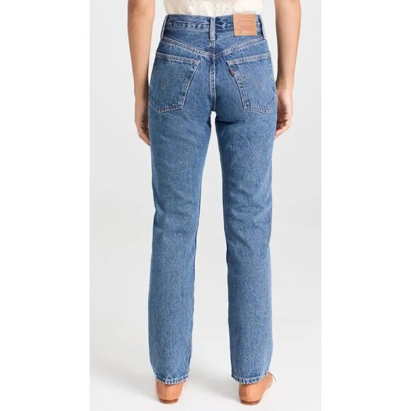 Levi’s 501 Skinny High Rise Button Fly Women’s Jeans Size 29 Medium Wash - Picture 2 of 10